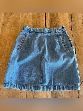Blue Denim Skirt